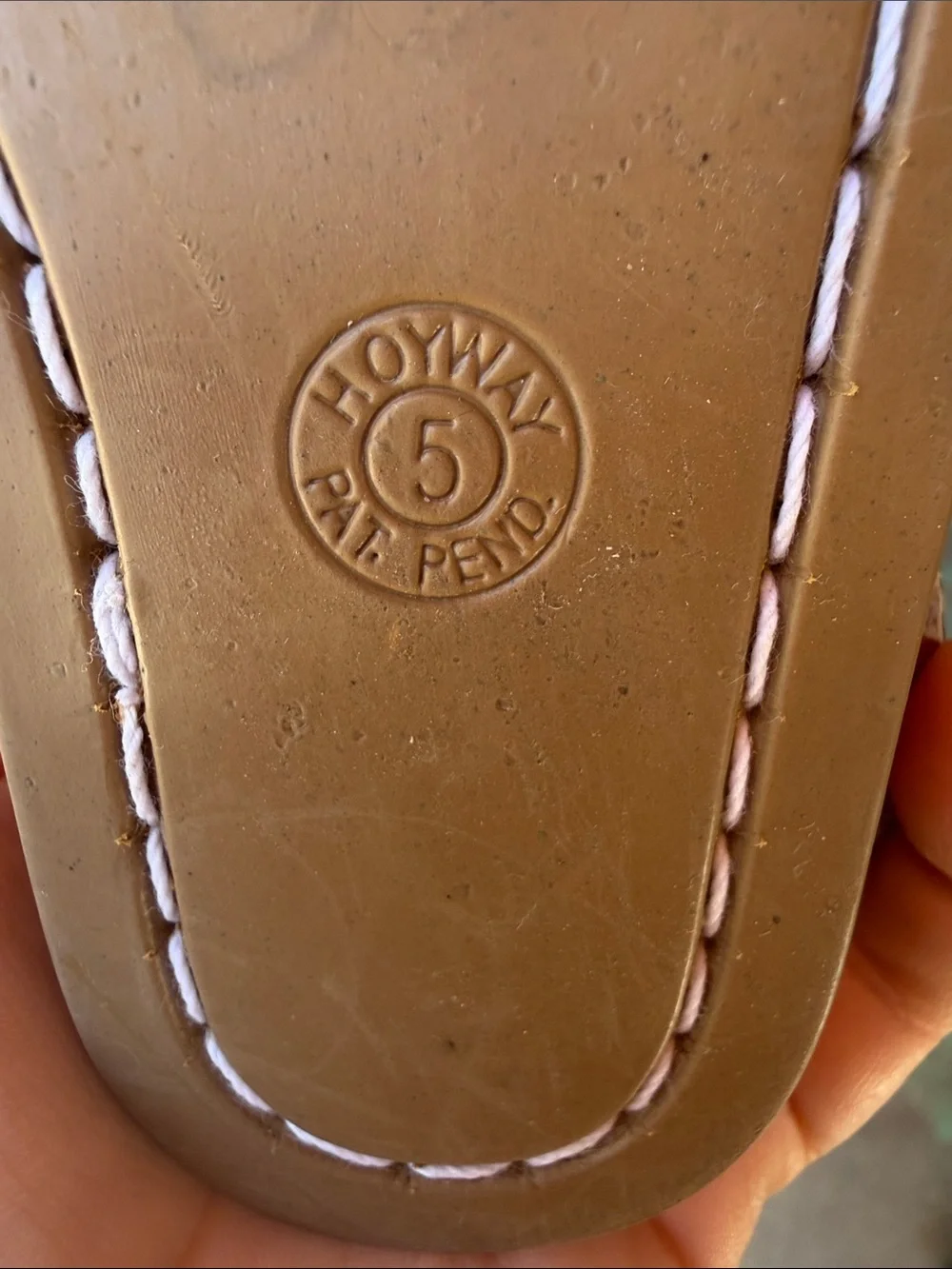 Brown Kids Salt Water Sandals Size 5